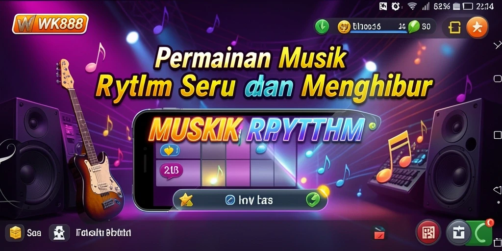 Tampilan antarmuka WK888 menampilkan grafis yang ceria dan gameplay yang dinamis.